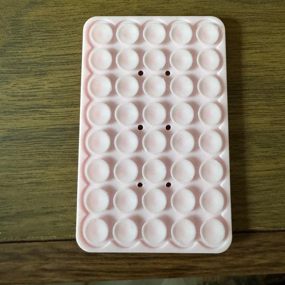 Pink Bubble phone holder